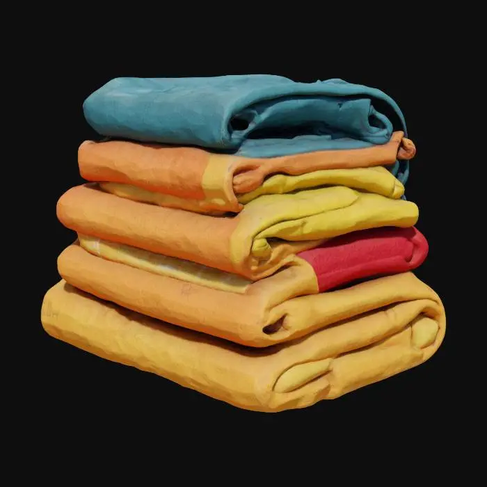 3D model for blankets stack
