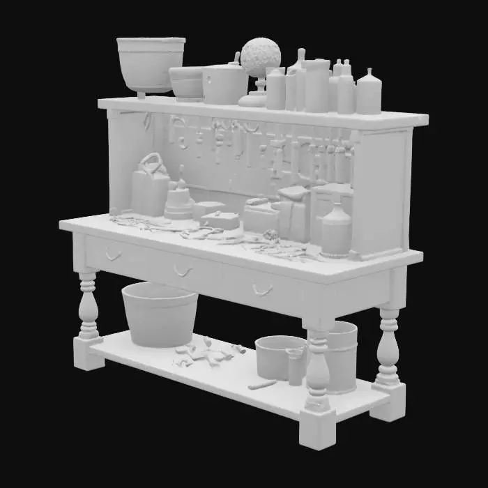 3D model for Locksmith Table