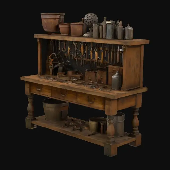 3D model for Locksmith Table