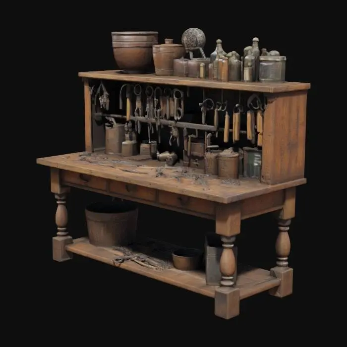 3D model for Locksmith Table