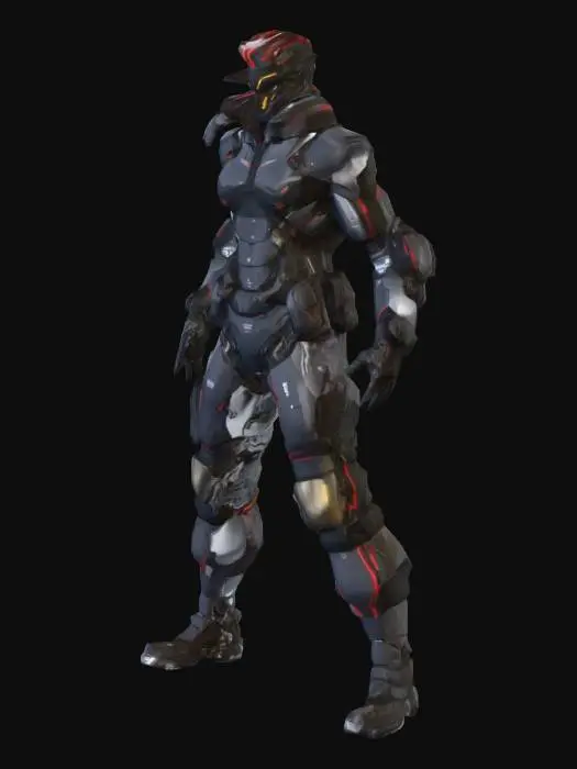 3D model for Stealth Warrior