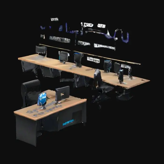 3D model for Digital Marketing Hub