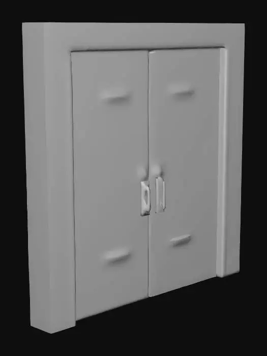 3D model for Metal Exit Door