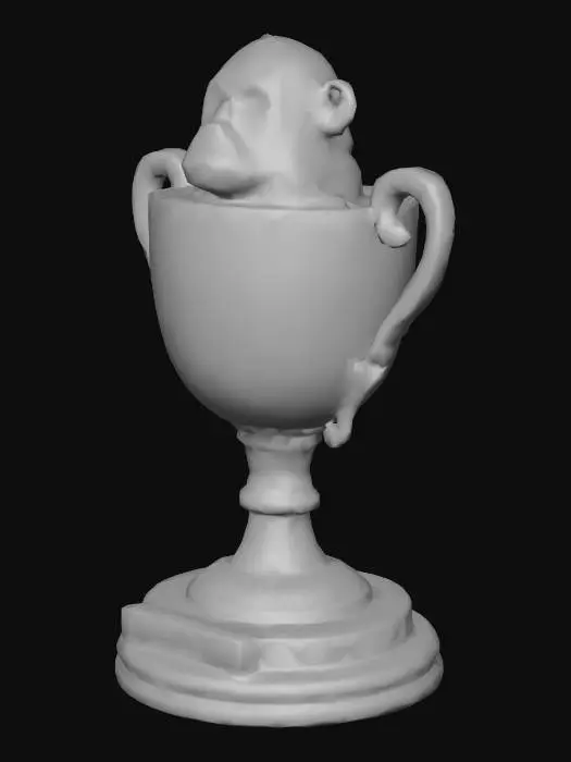 3D model for Golden Monkey Trophy