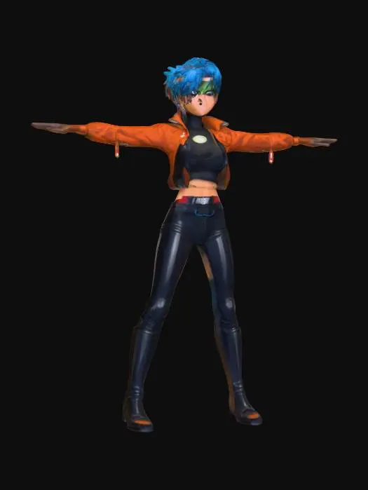 3D model for Rebel Stance