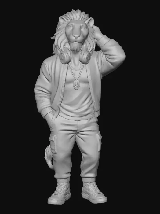3D model for Urban Lion Vibes