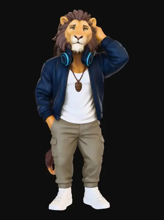 3D model for Urban Lion Vibes