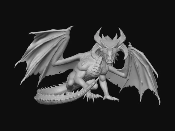 3D model for Black Dragon