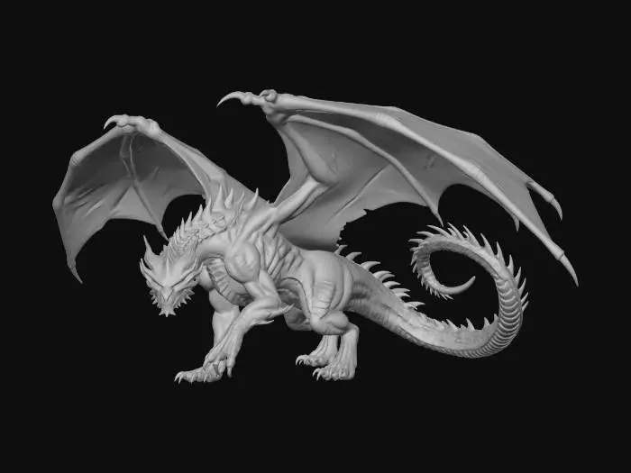 3D model for Red Dragon