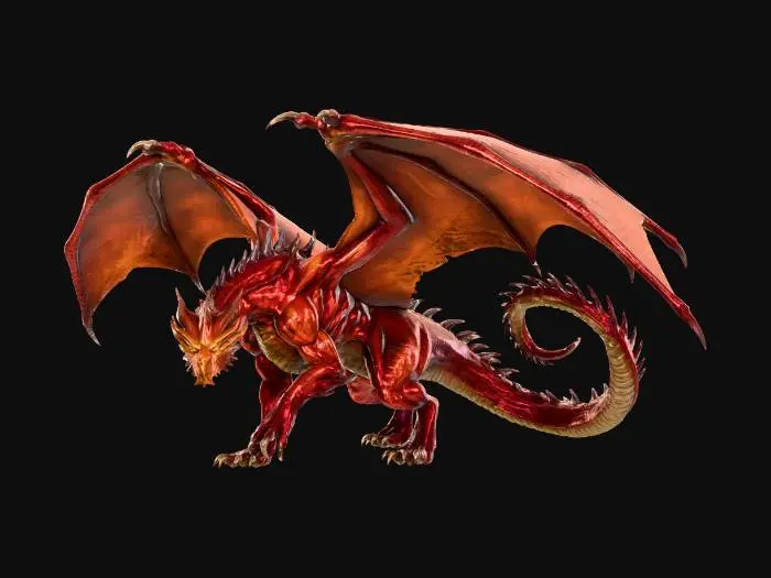 3D model for Red Dragon