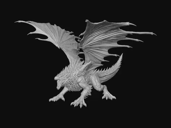 3D model for White Dragon