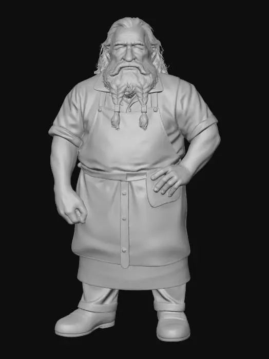 3D model for Thrain Ironfist