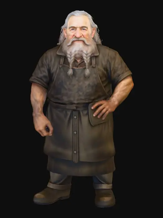 3D model for Thrain Ironfist