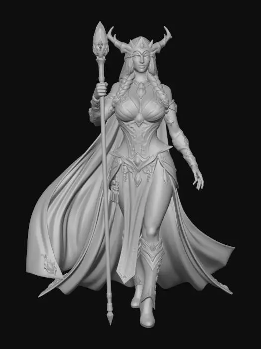 3D model for Druid of the Stars