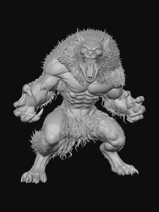 3D model for Werewolf