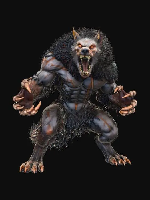 3D model for Werewolf