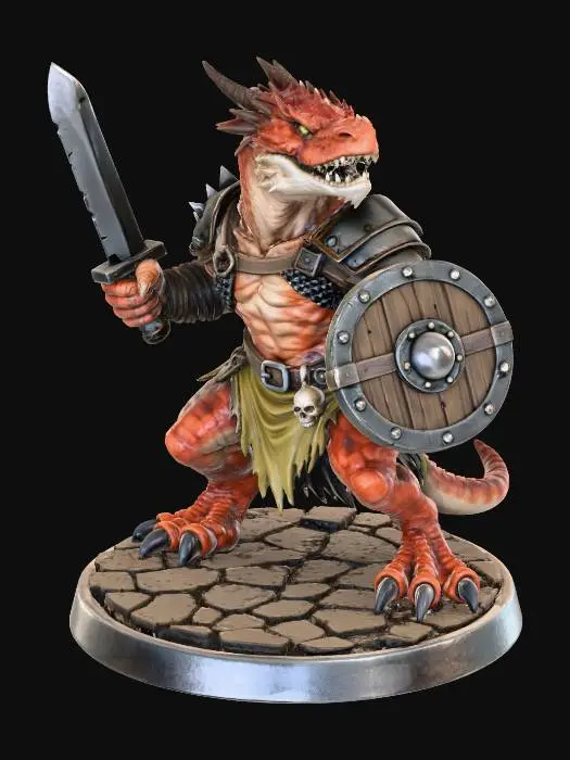 3D model for Kobold Fighter