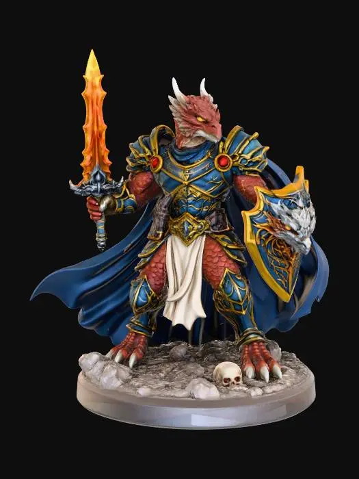 3D model for Dragon Knight Champion