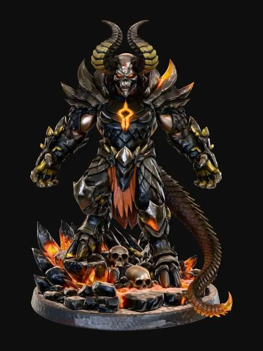 3D model for Infernal Warlord