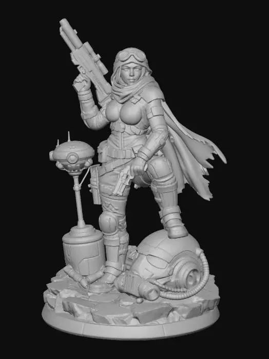 3D model for Wasteland Sentinel