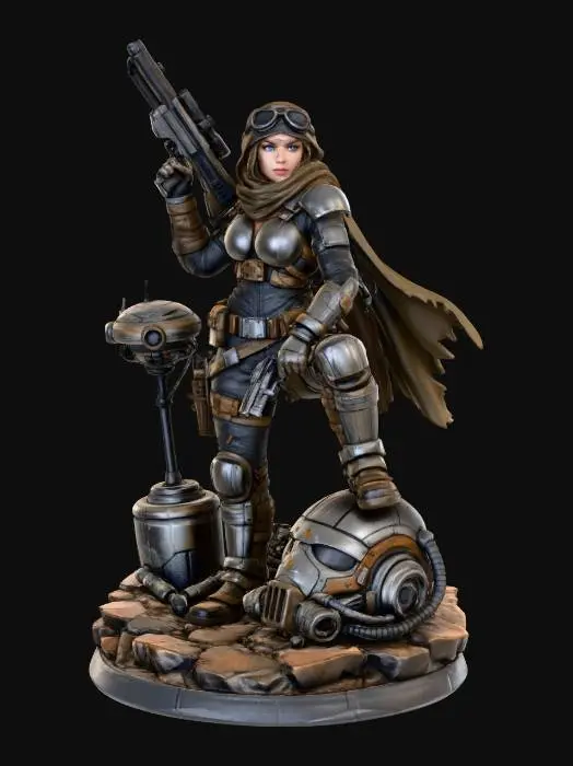 3D model for Wasteland Sentinel