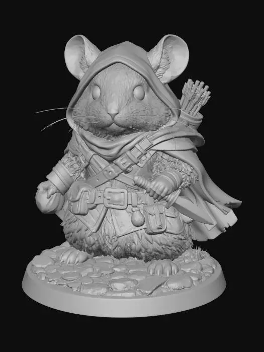 3D model for Adventurer Chinchilla