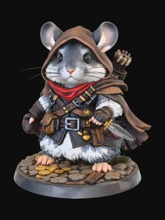 3D model for Adventurer Chinchilla