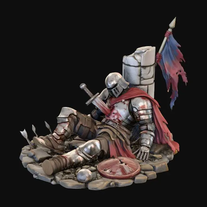 3D model for Fallen Knight
