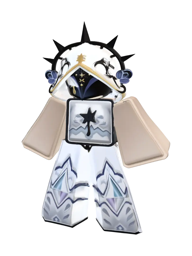 Astral Knight - Variant 3D model, vytvořený pomocí AI