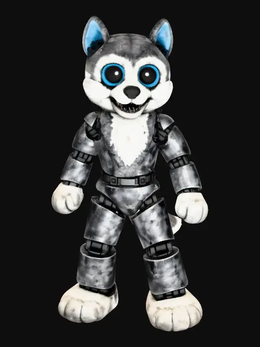 3D model for Rusted Guardian Wolf