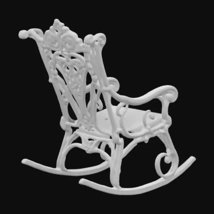 3D model for A HORROR THEMED ROCKING CHAIR
