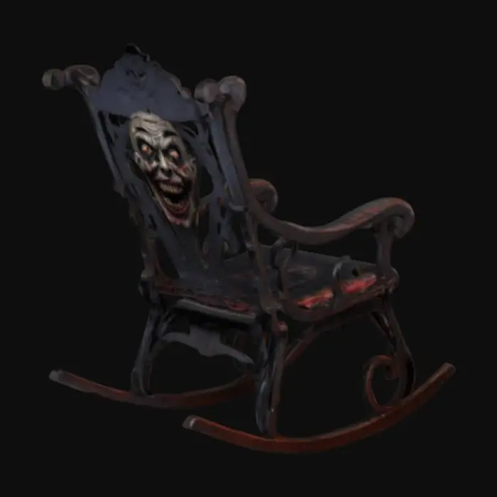 3D model for A HORROR THEMED ROCKING CHAIR
