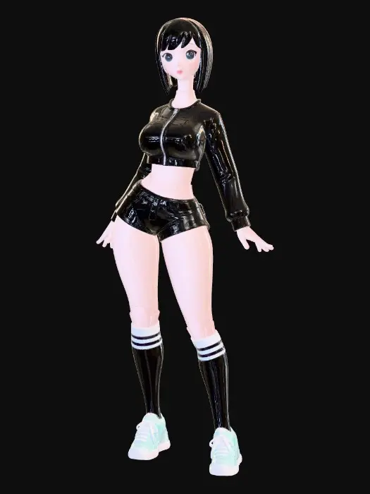 3D model for Glossy Noir Runner