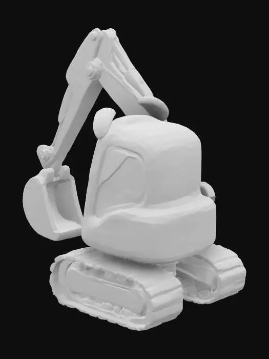 3D model for Smiling Digger