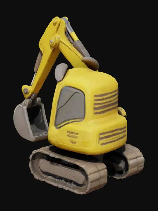 3D model for Smiling Digger