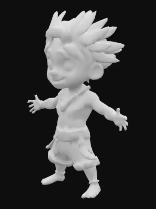 3D model for #South African #Little Explorer, #AroundTheWorld#