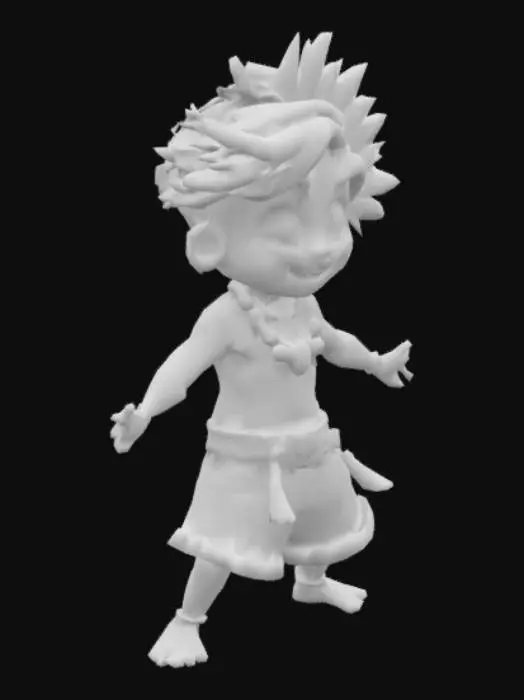 3D model for #South African #Little Explorer, #AroundTheWorld#