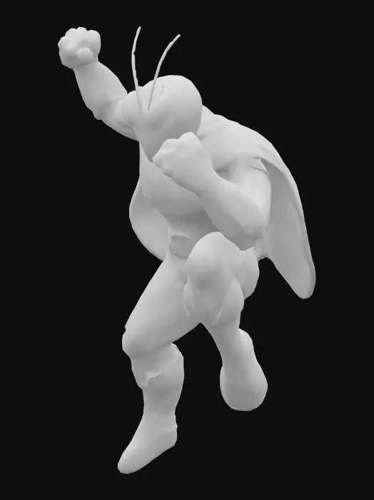 3D model for Grasshopper Guardian