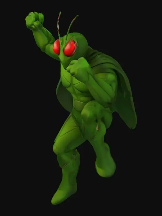 3D model for Grasshopper Guardian