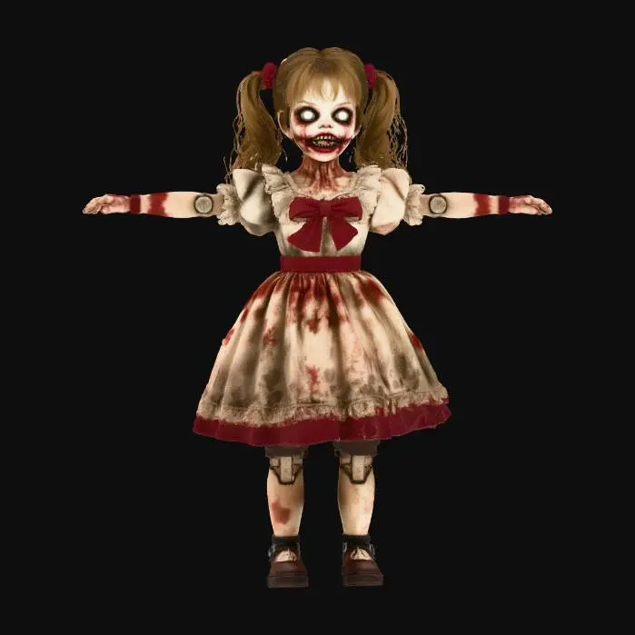 3D model for Haunted Doll