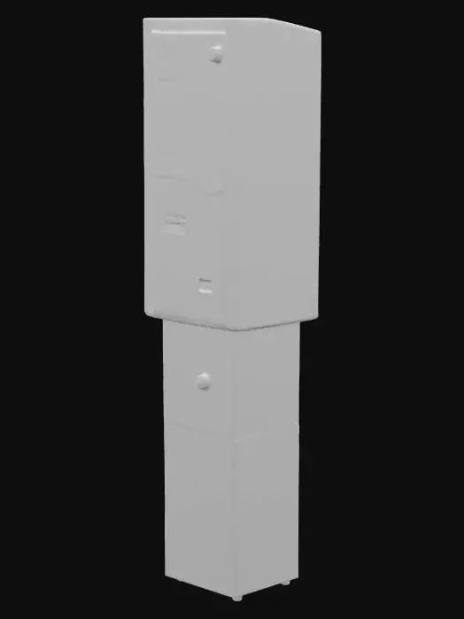 3D model for ticket machine