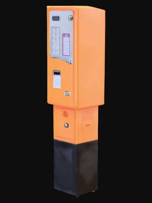 3D model for ticket machine