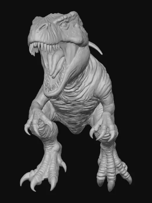 3D model for Charging Allosaurus