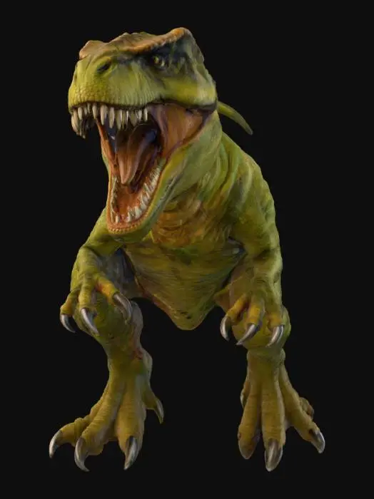 3D model for Charging Allosaurus