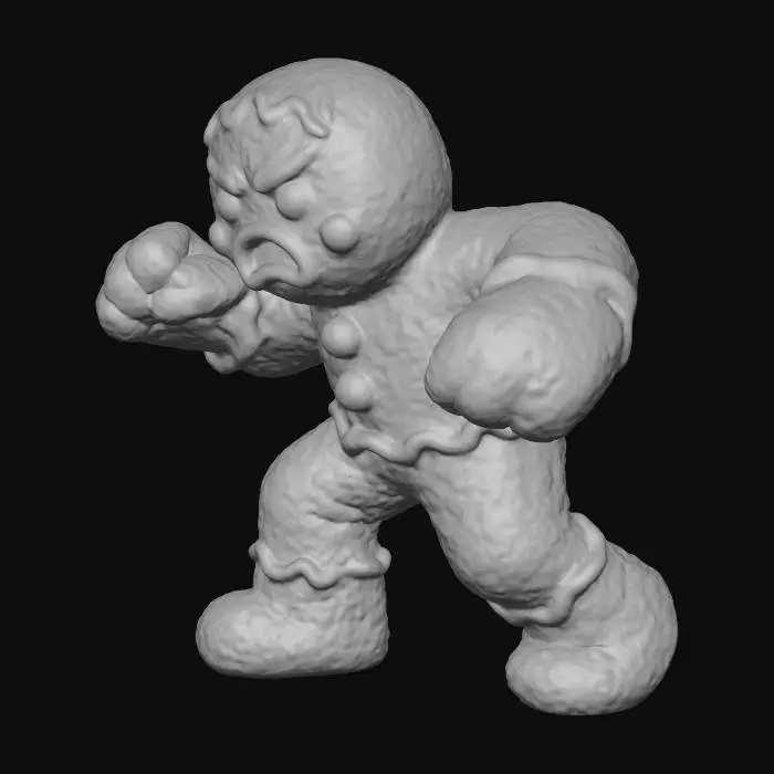 3D model for Gingerbread Warrior