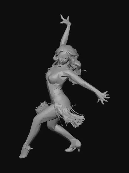 3D model for Brown Fringe Dance