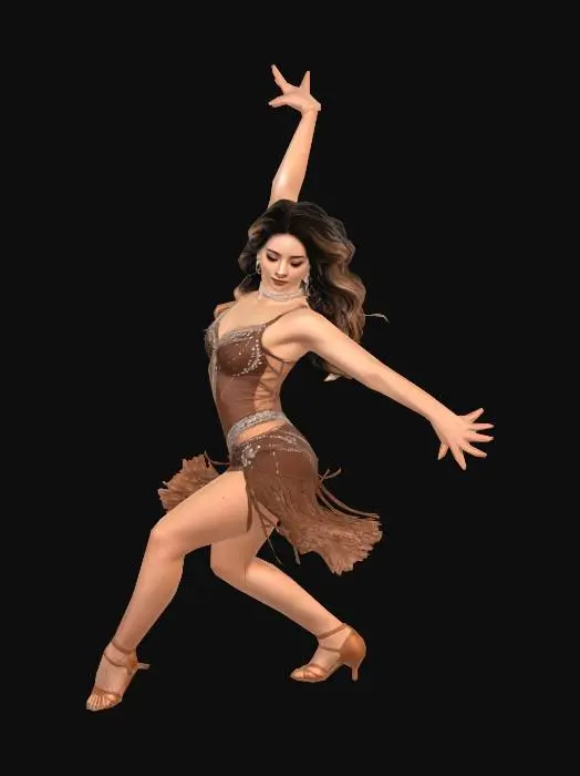 3D model for Brown Fringe Dance