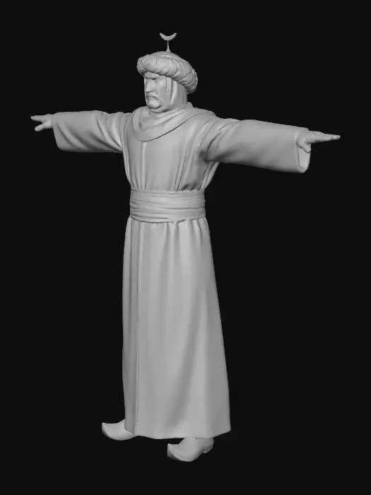 3D model for Sorcerer open hands