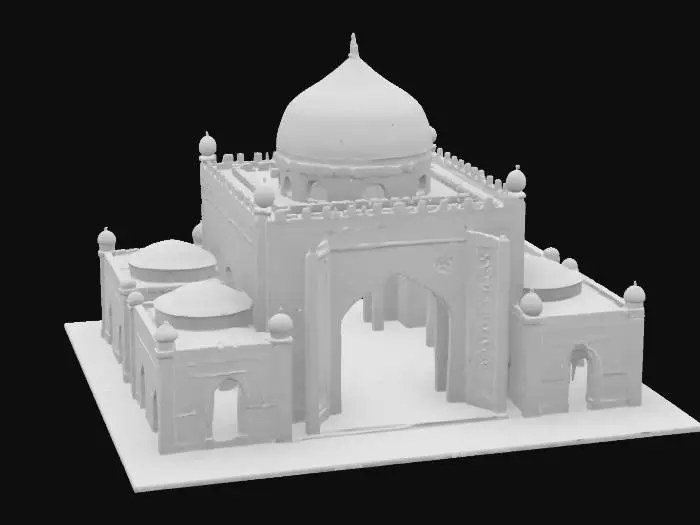 3D model for Create a building, the Chorsu Bazaar, realistic, architure 