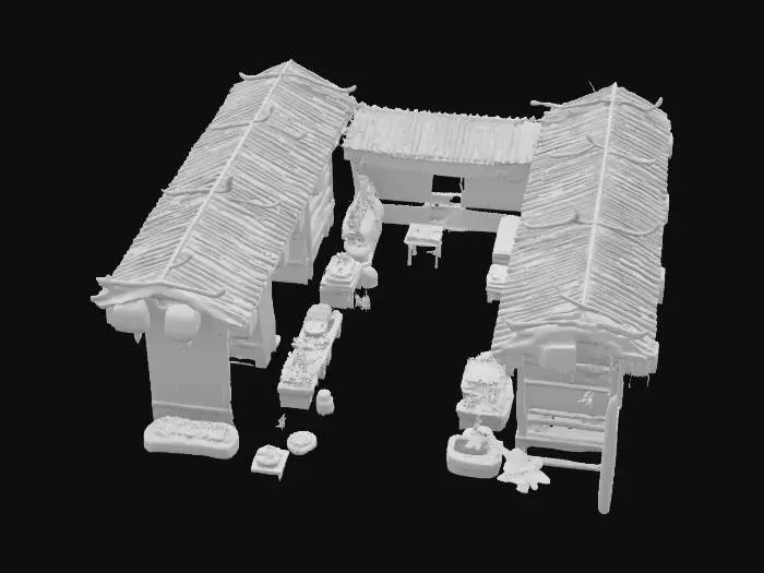 3D model for Ancient tradition chinese market